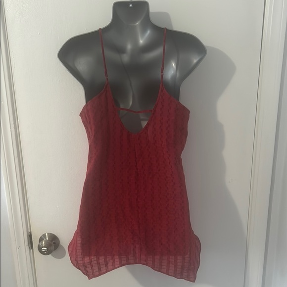 Boho Organic Red Nina Tank Top NWT - Picture 7 of 9